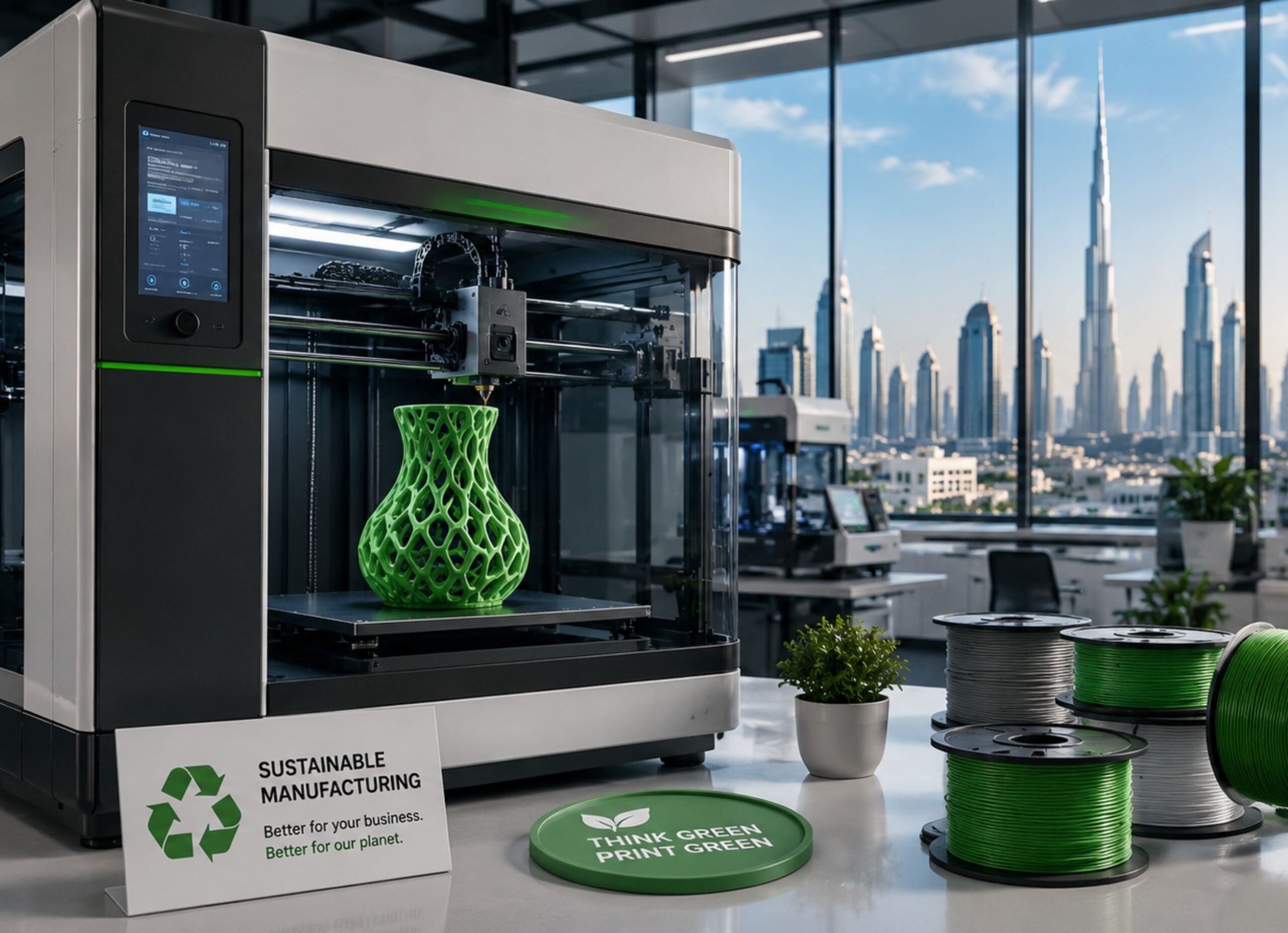 How Sustainable 3D Printing Can Reduce Material Waste for UAE Businesses