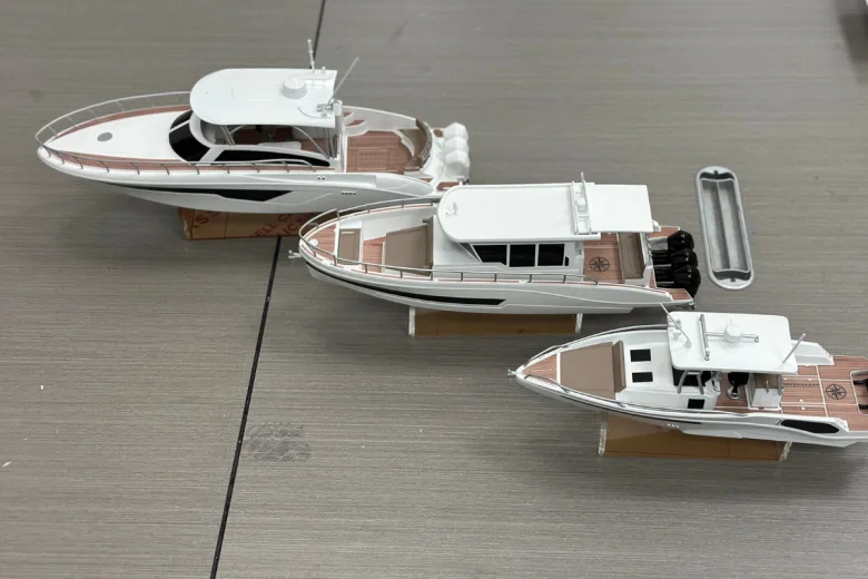 Marine scale models for a boatbuilder presentation — Orbit3D, UAE
