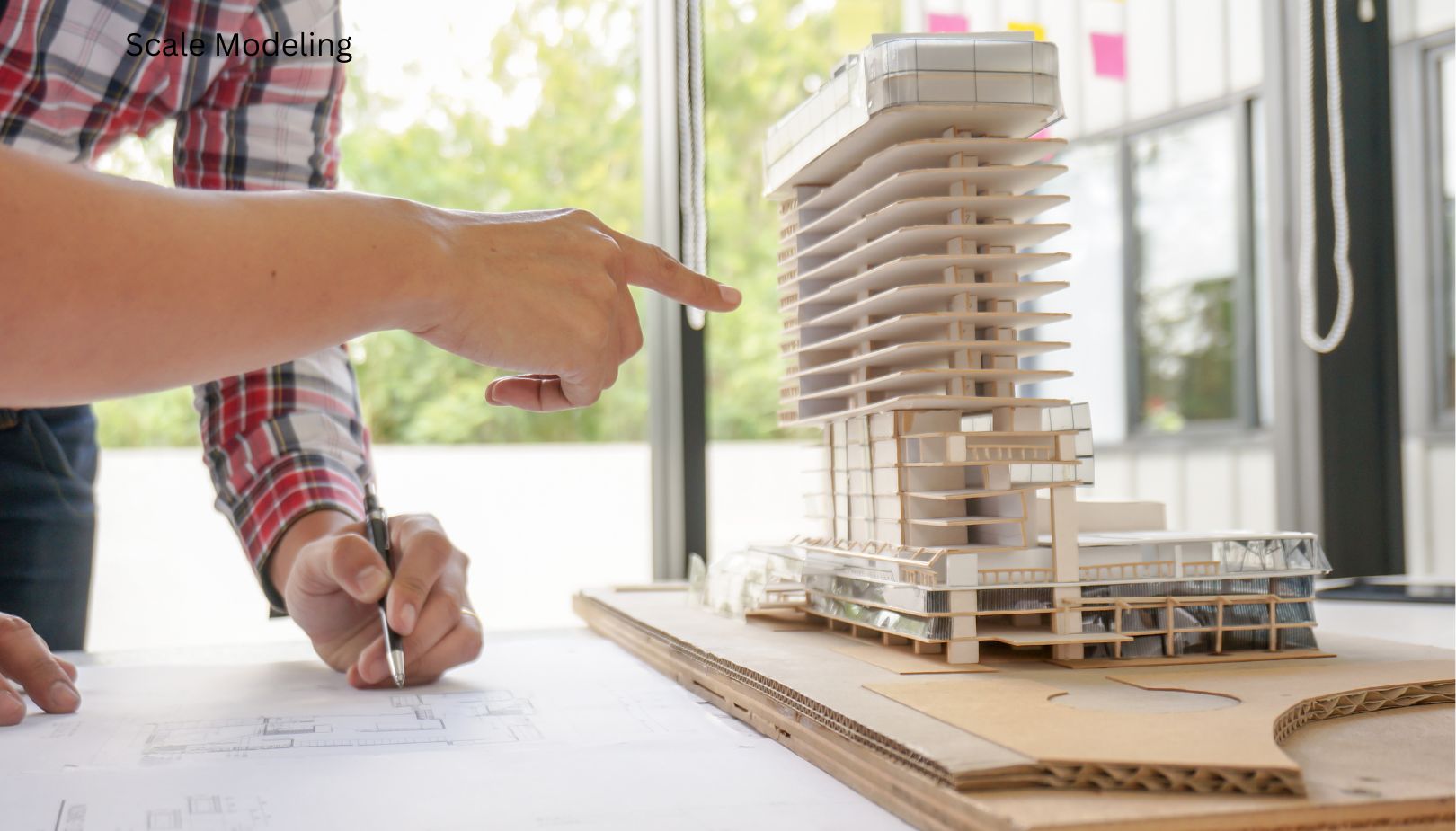 Model making services in Dubai — real architectural scale model by Orbit3D
